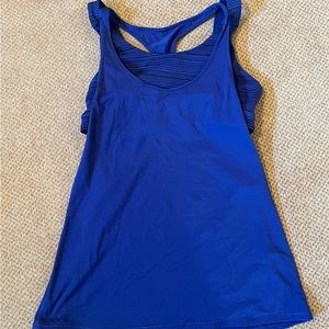 Blue Lululemon tank